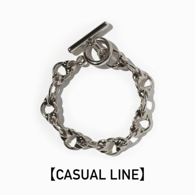 Bump Chain Bracelet【CASUAL Line】(SILVER COLOR)